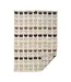 Klippan Crib blanket Tulips grey beige eco wool 90x65cm