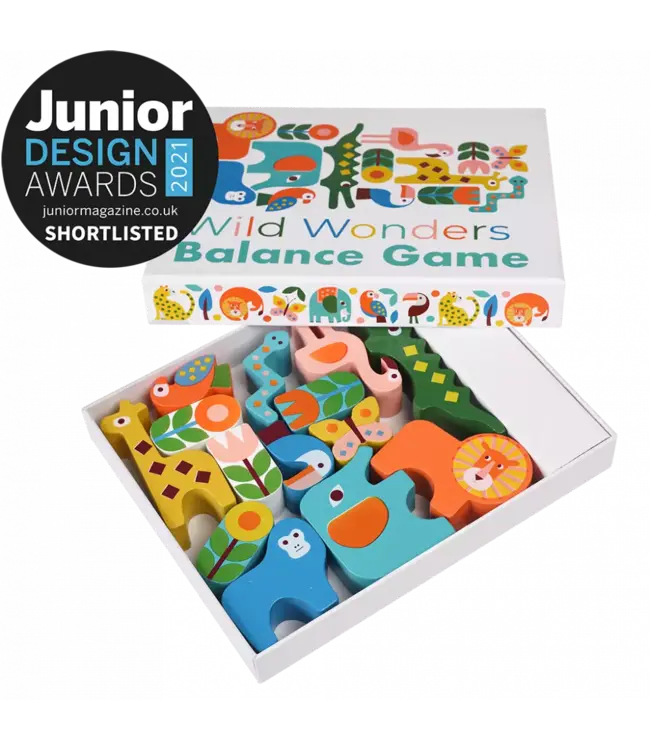 Wooden balance game Wild Wonders