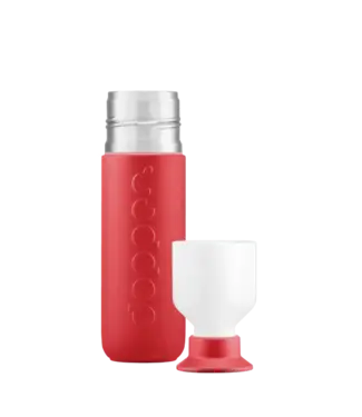 Dopper Dopper Steel insulated - thermosfles 350 ml - rood- Deep Coral