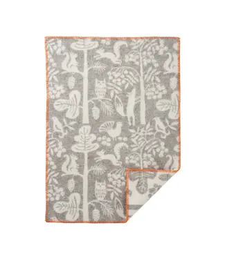 Klippan Crib blanket Tree Climbers - Grey (65x90 cm)