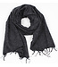 SjaalmetVerhaal Shawl 180x80 cm (wool-look) darkgrey