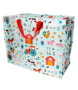 Rex London Grote opbergtas XL Boerderij gerecycled plastic 55 cm
