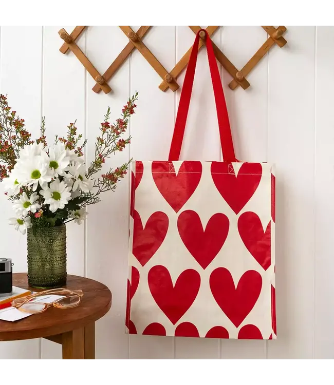 Shopper gerecycled plastic 40x34cm - Harten