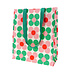 Shopper recycled plastic retro 40x34cm Daisy - green pink