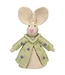 Felt egg warmer - Easter decoration - bunny with flowercoat