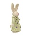 Felt egg warmer - Easter decoration - bunny with flowercoat