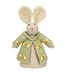 Felt egg warmer - Easter decoration - bunny with flowercoat