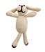 Cuddle rabbit white wool crochet - 27cm