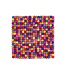 Felt coaster squared multicolour 40x40 cm
