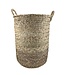 Mono Deco Ronde mand grof palmblad D40 x H37 cm