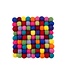 Felt coaster 10x10 cm square multicolour bright (new)