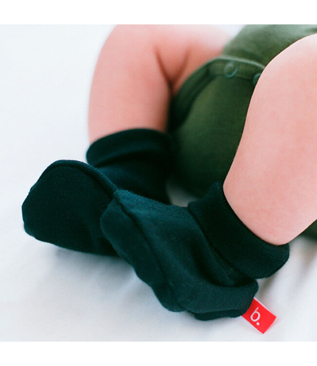 Baby booties nicky velour pink 0-5 onths