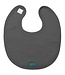 Limo basics Bib round cotton dark grey 2-6 months