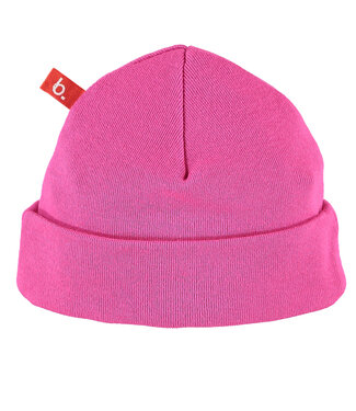 Limo basics Baby hat organic cotton fuchsia 3-6 months