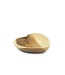 Wooden bowl heart shape D16 x H4 cm