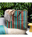 Big storage bag recycled plastic - Retro 70s stripes 55cm - Copy