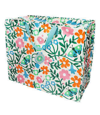 Rex London Big storage bag recycled plastic Esme flowers 55cm