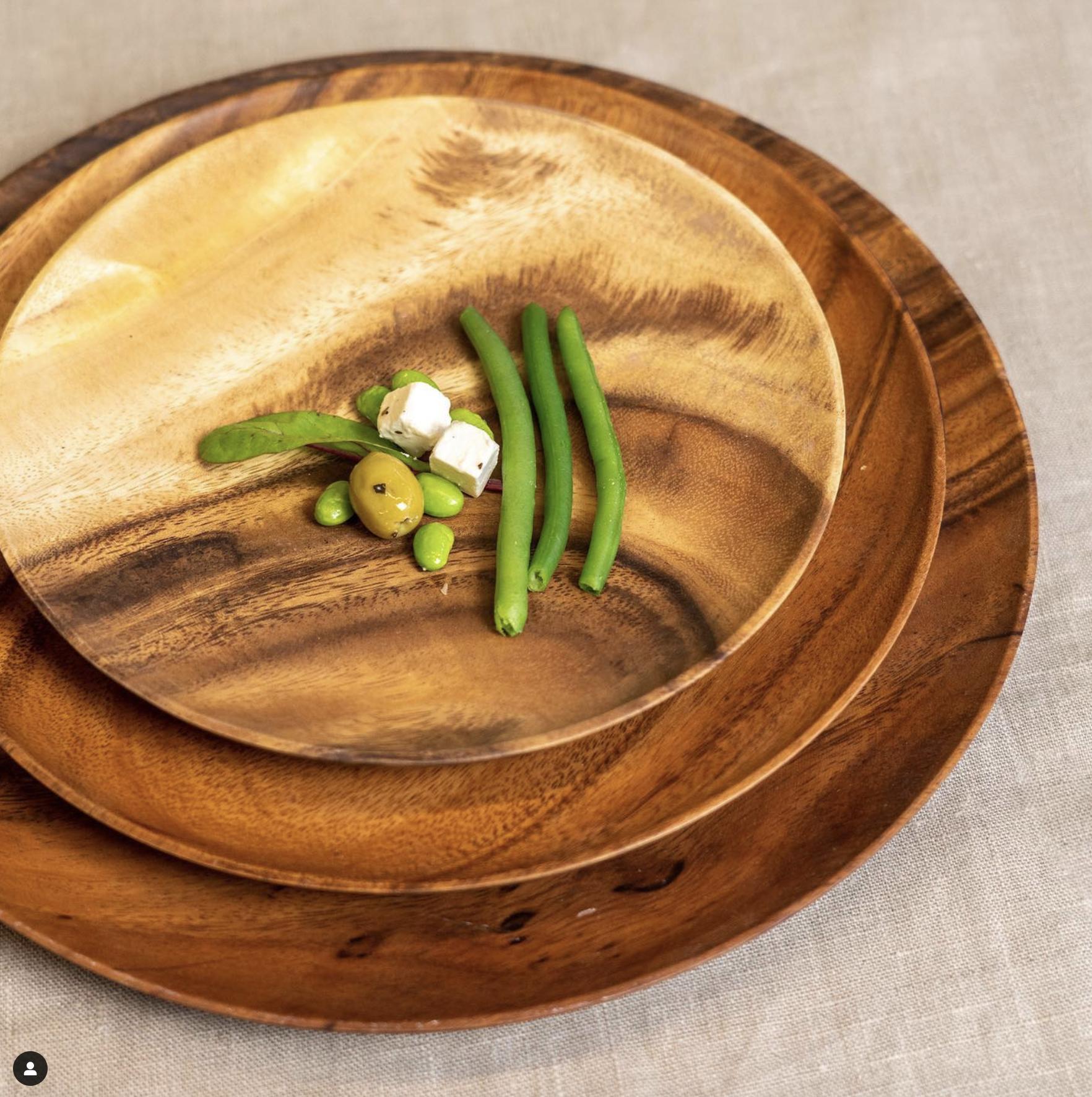 Houten borden acaciahout