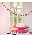 Felt round coaster/ cushion multicolour D40 cm - bright
