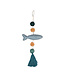 Felt hanger Fish blue - 30 cm