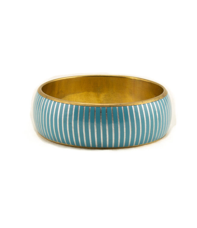 Bracelet copper turquoise 2,5cm