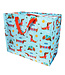Grote opbergtas XL Teckels blauw gerecycled plastic 55 cm
