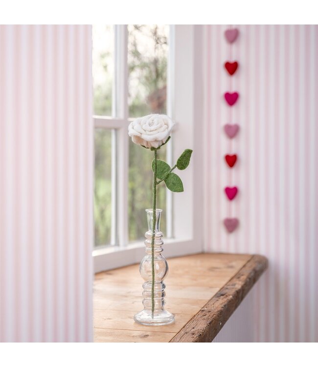 Felt rose 42 cm - in different colours