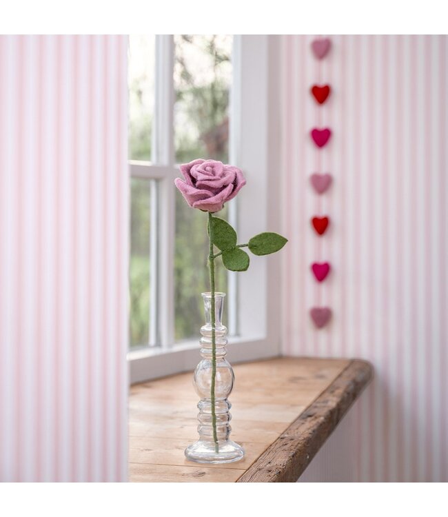 Felt rose 42 cm - in different colours