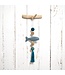 Felt hanger Fish blue - 30 cm