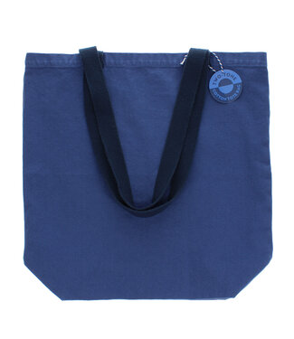Rex London Schoudertas - shopper cotton indigo blue