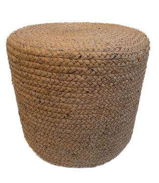 Rocaflor Pouf round natural height 40 x diameter 40 cm