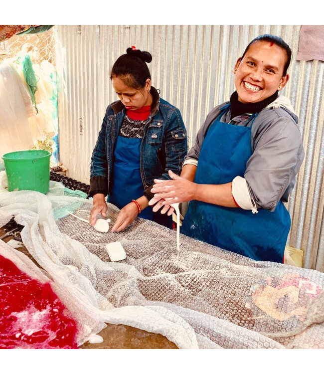 Felt mouse in grey or white