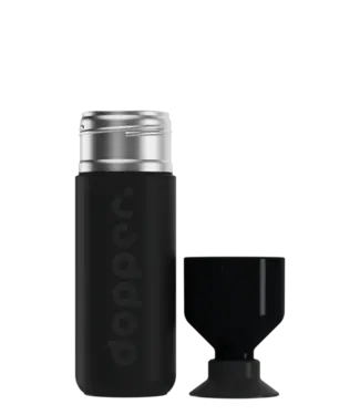 Dopper Dopper Steel insulated - thermosfles 580 ml - Blazing Black - zwart