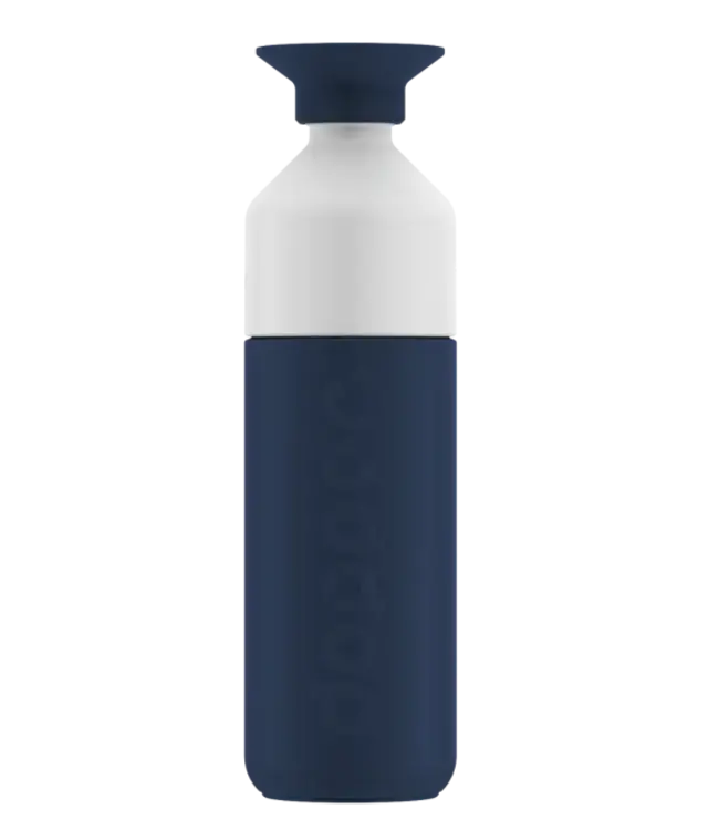 Dopper steel insulated bottle and cup 580 ml - Breaker Blue