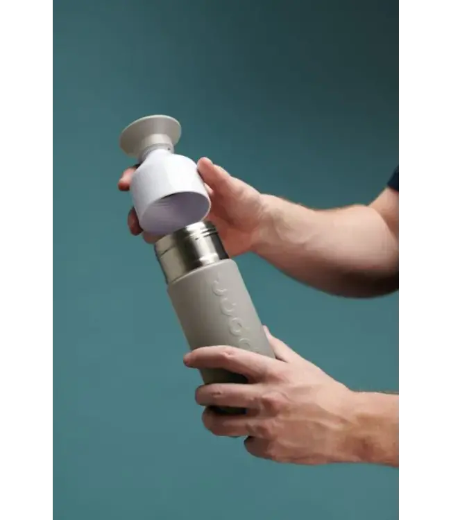 Dopper Steel insulated fles 580 ml - Gentle Grey - grijs