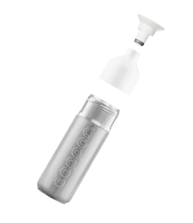 Dopper Steel insulated fles en beker - 580 ml - Zilver