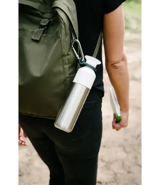 Dopper steel insulated bottle and cup - volume 580 ml - Silver
