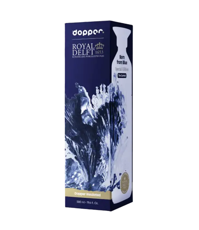 Dopper insulated - thermosfles 580 ml - Delft Blue - limited edition