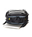 Rubber backpack H45x W33cm with grey zippers