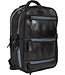 Rubber backpack H45x W33cm with grey zippers