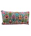 Only Natural Grey-blue design cushion with flower embroidery - 30-60 cm