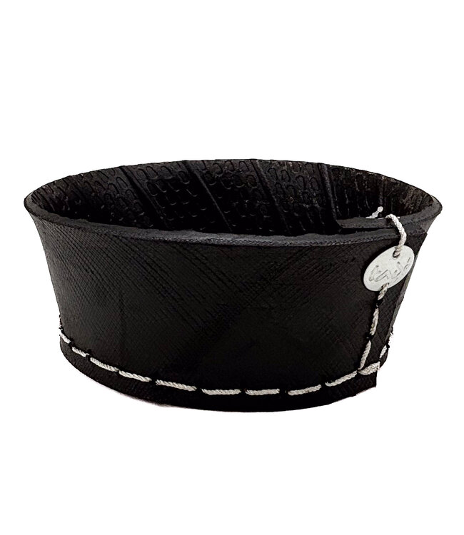 Soapholder round recycled rubber D20xH8 cm