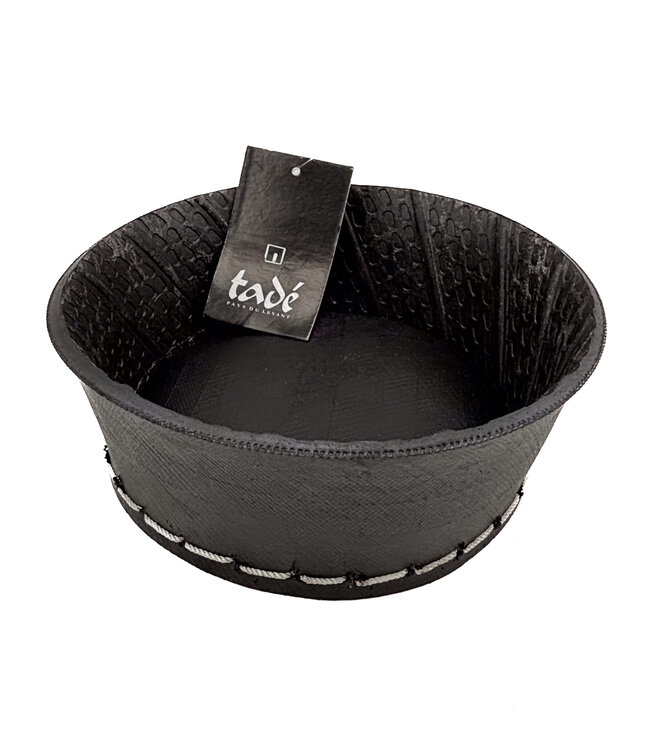 Soapholder round recycled rubber D20xH8 cm