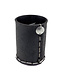 Penholder/ beaker black gerecycled rubber D7,5xH13cm