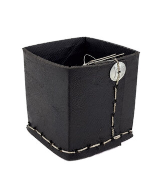 Tadé Borstel- of pennenhouder 10x10xH11cm recycled rubber