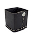 Tadé Borstel- of pennenhouder 10x10xH11cm recycled rubber