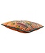 Pillow velour flower garden 35 x 50 cm - orange