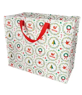 Rex London Grote opbergtas XL - Klassieke Kerst gerecycled plastic 55 cm