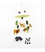 Felt mobile with jungle animals - H 50 x D19 cm