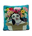 Only Natural Pillow square Frida Kahlo 45x45cm - green - multicolour
